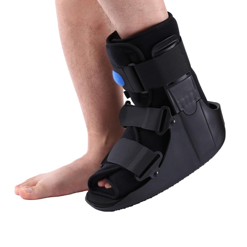 Mathgetin Air Walker Boot Medical Short Fracture Boot for Sprained Ankle and Achilles Tendonitis Inflatable Orthopedic Walking Boot for Broken Foot Fracture Recovery (Short, X-Large) - Image 1